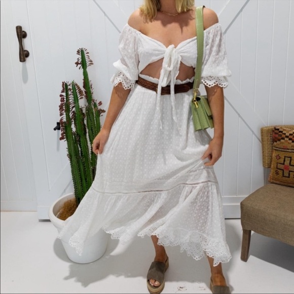 Spell | Daisy Chain Maxi Skirt | M - Picture 5 of 16